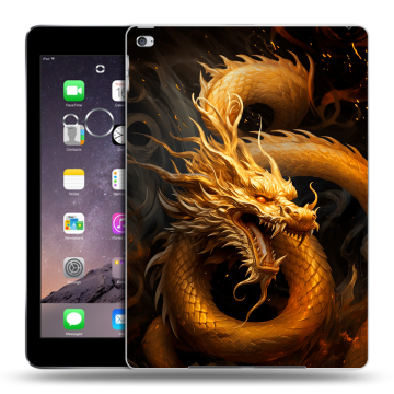 Силиконовый чехол на Ipad Air 2 с принтом Золотой дракон Силиконовый чехол на Ipad Air 2 с принтом Золотой дракон