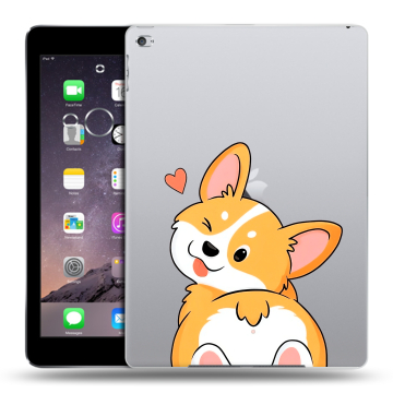 Силиконовый чехол на Ipad Air 2 с принтом Корги