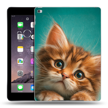 Силиконовый чехол на Ipad Air 2 с принтом котенок