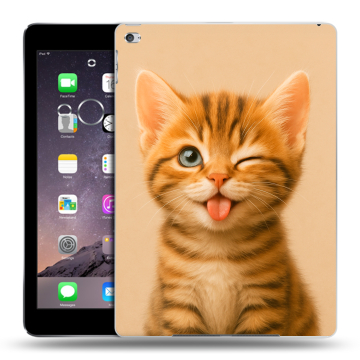 Силиконовый чехол на Ipad Air 2 с принтом котенок