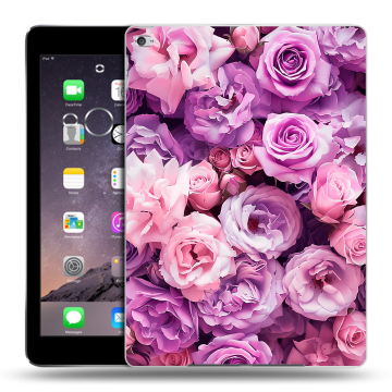 Силиконовый чехол на Ipad Air 2 с принтом лавандовые розы