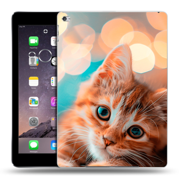 Силиконовый чехол на Ipad Air 2 с принтом котик