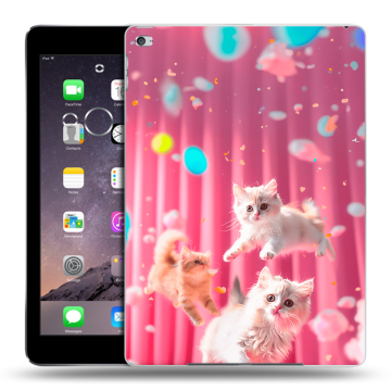 Силиконовый чехол на Ipad Air 2 с принтом милые котики