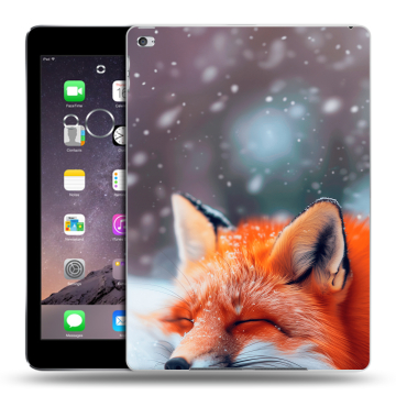 Силиконовый чехол на Ipad Air 2 с принтом лиса