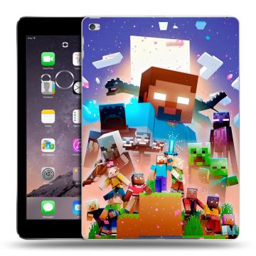 Силиконовый чехол на Ipad Air 2 с принтом Майнкрафт Minecraft Силиконовый чехол на Ipad Air 2 с принтом Майнкрафт Minecraft