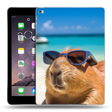 Силиконовый чехол на Ipad Air 2 с принтом Капибара