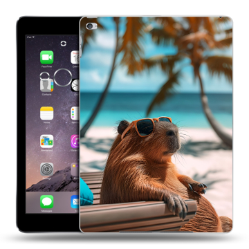 Силиконовый чехол на Ipad Air 2 с принтом Капибара