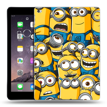 Силиконовый чехол на Ipad Air 2 с принтом Миньоны