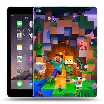 Силиконовый чехол на Ipad Air 2 с принтом Майнкрафт Minecraft Силиконовый чехол на Ipad Air 2 с принтом Майнкрафт Minecraft