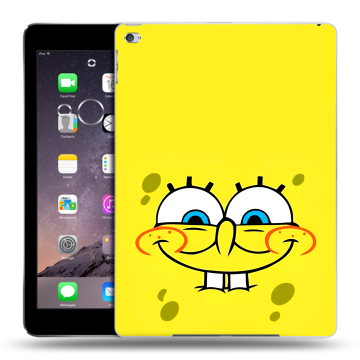Силиконовый чехол на Ipad Air 2 с принтом спанчбоб спанч боб Силиконовый чехол на Ipad Air 2 с принтом спанчбоб спанч боб