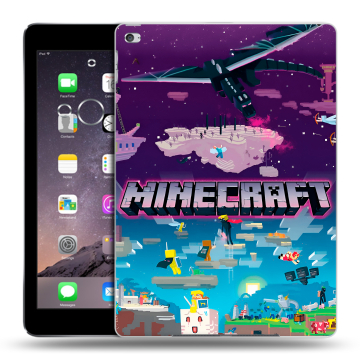 Силиконовый чехол на Ipad Air 2 с принтом Майнкрафт Minecraft