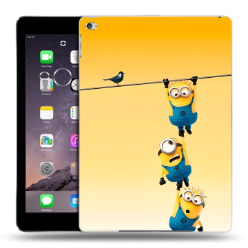Силиконовый чехол на Ipad Air 2 с принтом Миньоны