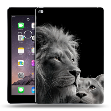 Силиконовый чехол на Ipad Air 2 с принтом Лев кошки