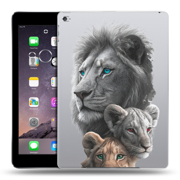 Силиконовый чехол на Ipad Air 2 с принтом Львы