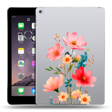 Силиконовый чехол на Ipad Air 2 с принтом Цветы