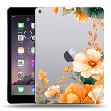 Силиконовый чехол на Ipad Air 2 с принтом Цветы принт