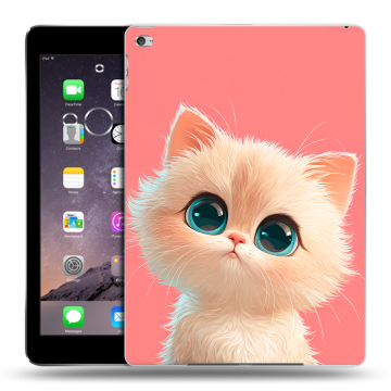 Силиконовый чехол на Ipad Air 2 с принтом Розовый котенок
