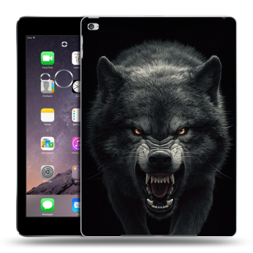 Силиконовый чехол на Ipad Air 2 с принтом Волк