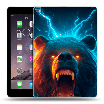 Силиконовый чехол на Ipad Air 2 с принтом Медведь