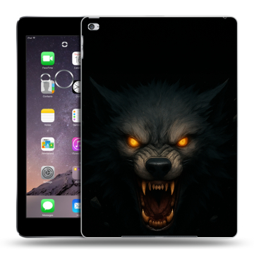 Силиконовый чехол на Ipad Air 2 с принтом Волк