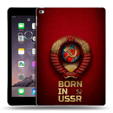 Силиконовый чехол на Ipad Air 2 с принтом Флаг Герб СССР
