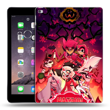 Силиконовый чехол на Ipad Air 2 с принтом Hazbin Hotel Отель Хазбин