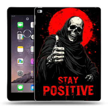 Силиконовый чехол на Ipad Air 2 с принтом смешной скелет