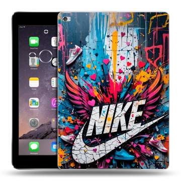 Силиконовый чехол на Ipad Air 2 с принтом Nike Найк