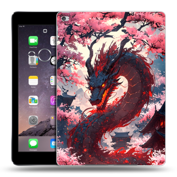 Силиконовый чехол на Ipad Air 2 с принтом Дракон Японский