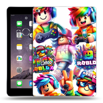 Силиконовый чехол на Ipad Air 2 с принтом Roblox Роблокс