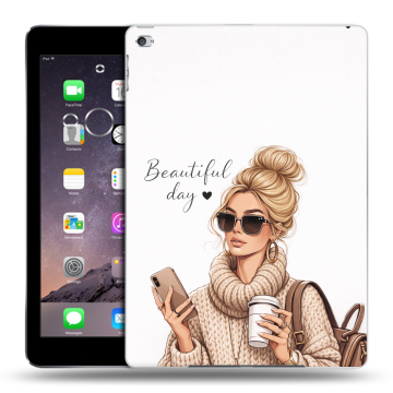 Силиконовый чехол на Ipad Air 2 с принтом женский