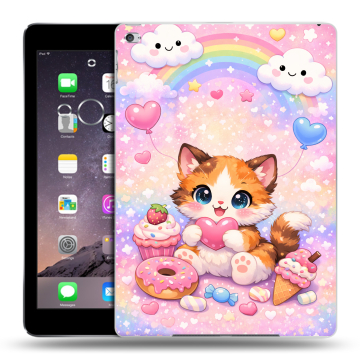 Силиконовый чехол на Ipad Air 2 с принтом для девочек