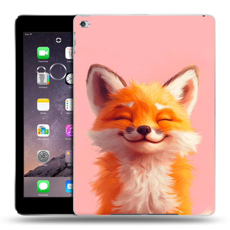 Силиконовый чехол на Ipad Air 2 с принтом милая лиса Силиконовый чехол на Ipad Air 2 с принтом милая лиса