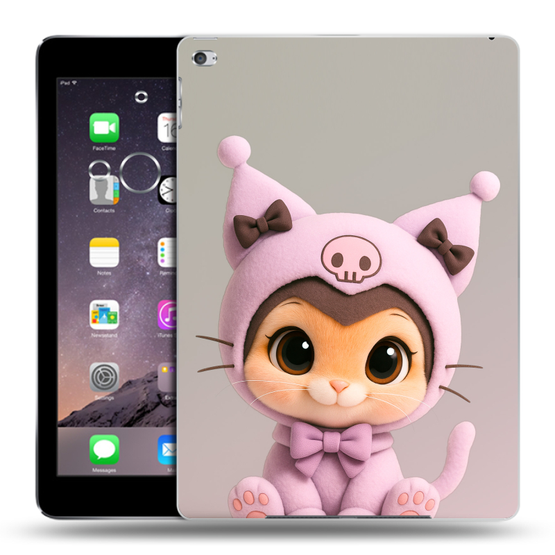 Силиконовый чехол на Ipad Air 2 с принтом Куроми Kuromi Силиконовый чехол на Ipad Air 2 с принтом Куроми Kuromi