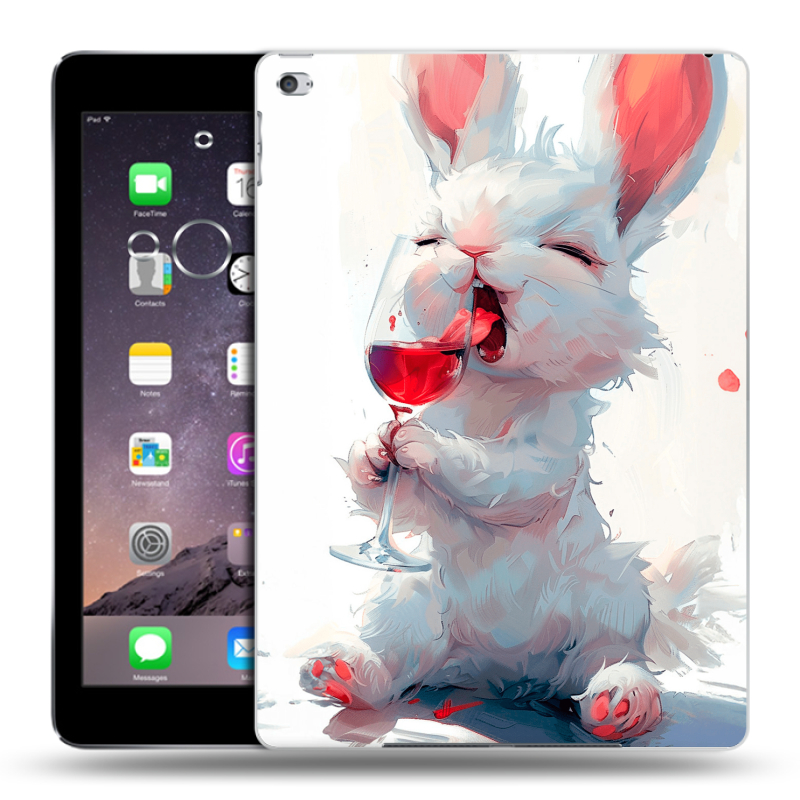 Пластиковый чехол на Ipad Air 2 с принтом кролик зайчик Пластиковый чехол на Ipad Air 2 с принтом кролик зайчик