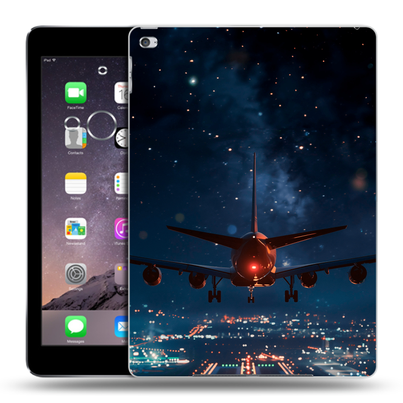 Силиконовый чехол на Ipad Air 2 с принтом самолет Силиконовый чехол на Ipad Air 2 с принтом самолет