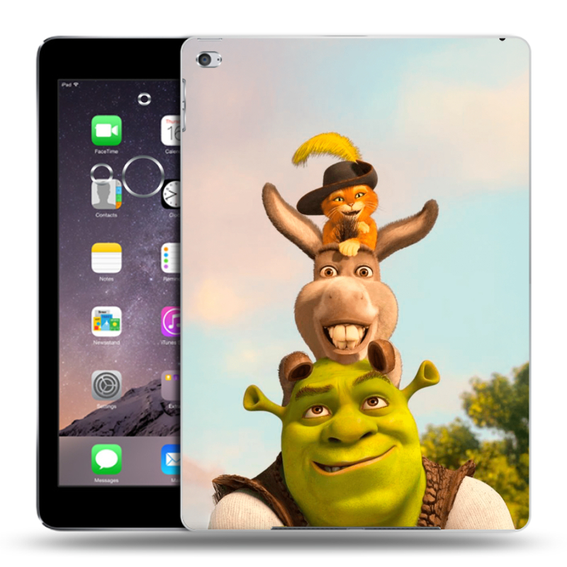 Пластиковый чехол на Ipad Air 2 с принтом Шрек Shrek Пластиковый чехол на Ipad Air 2 с принтом Шрек Shrek