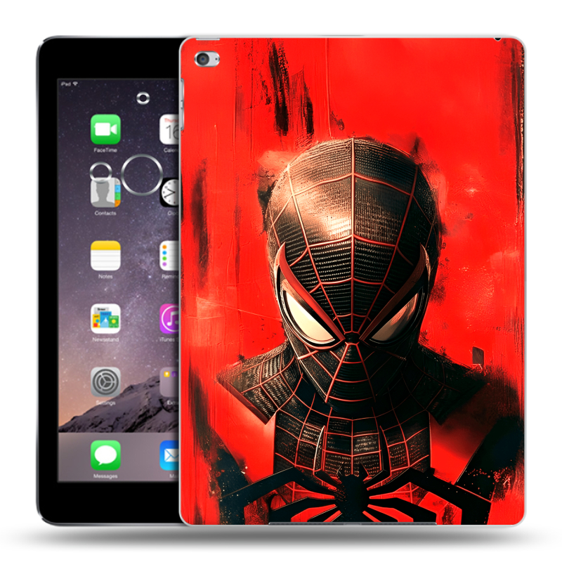 Силиконовый чехол на Ipad Air 2 с принтом человек паук spiderman Силиконовый чехол на Ipad Air 2 с принтом человек паук spiderman