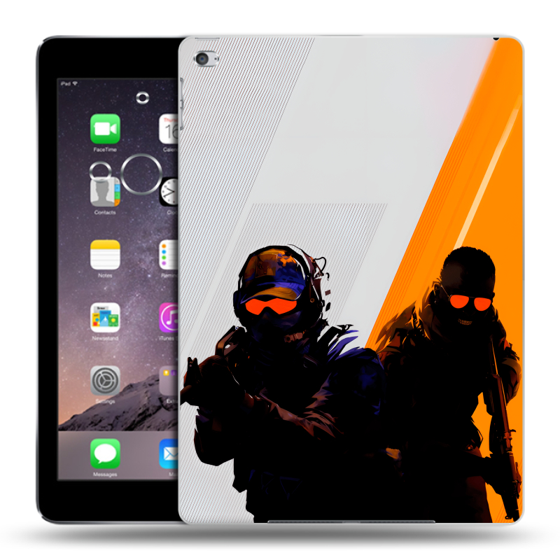 Силиконовый чехол на Ipad Air 2 с принтом Контер страйк Counter strike Силиконовый чехол на Ipad Air 2 с принтом Контер страйк Counter strike