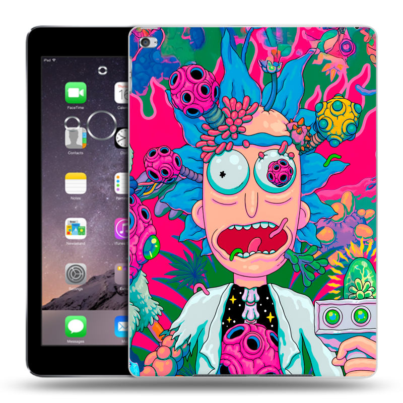 Пластиковый чехол на Ipad Air 2 с принтом Рик и Морти Rick Morty Пластиковый чехол на Ipad Air 2 с принтом Рик и Морти Rick Morty