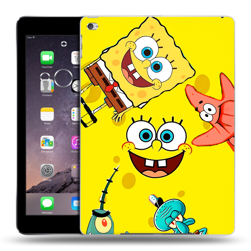 Силиконовый чехол на Ipad Air 2 с принтом Спанч боб Спанчбоб Силиконовый чехол на Ipad Air 2 с принтом Спанч боб Спанчбоб