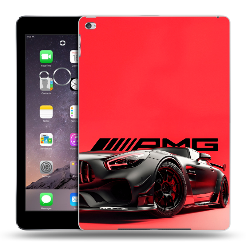 Силиконовый чехол на Ipad Air 2 с принтом Мерседес Mercedes AMG Силиконовый чехол на Ipad Air 2 с принтом Мерседес Mercedes AMG