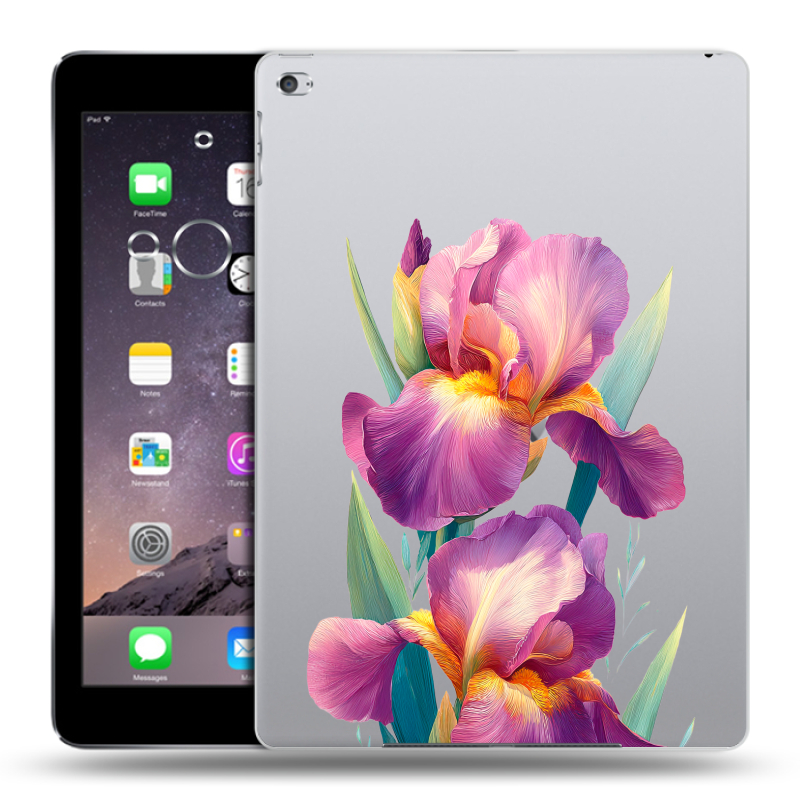 Силиконовый чехол на Ipad Air 2 с принтом Цветы орхидеи Силиконовый чехол на Ipad Air 2 с принтом Цветы орхидеи