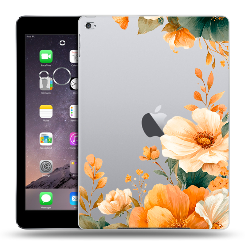 Пластиковый чехол на Ipad Air 2 с принтом Цветы принт Пластиковый чехол на Ipad Air 2 с принтом Цветы принт