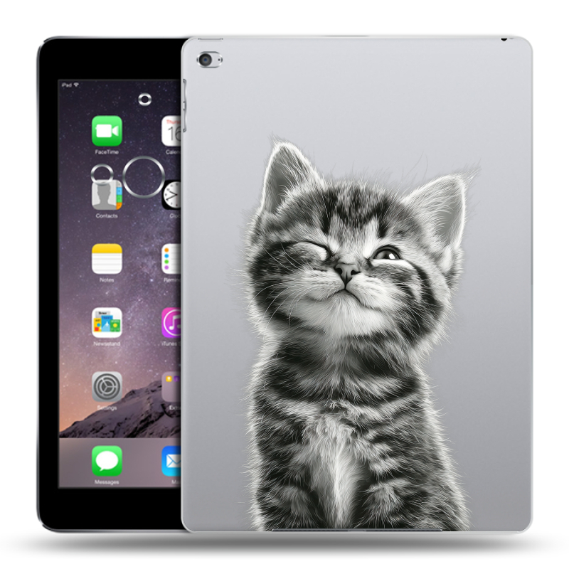 Силиконовый чехол на Ipad Air 2 с принтом Котенок Силиконовый чехол на Ipad Air 2 с принтом Котенок