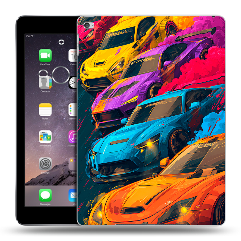 Пластиковый чехол на Ipad Air 2 с принтом Тачки Пластиковый чехол на Ipad Air 2 с принтом Тачки
