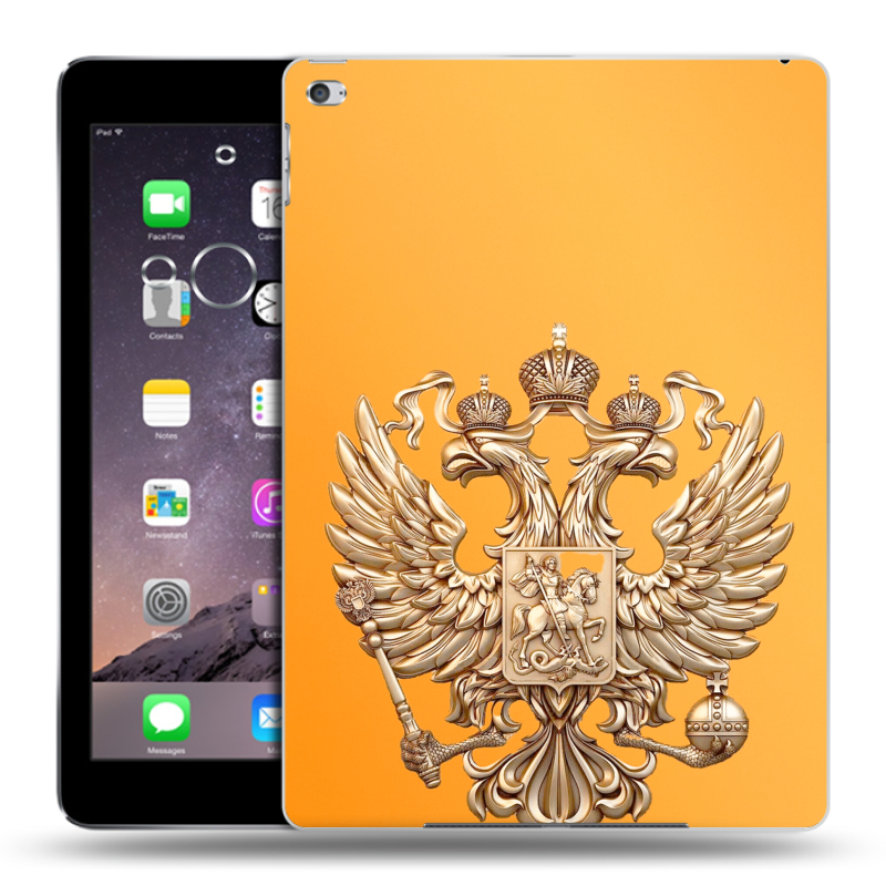 Силиконовый чехол на Ipad Air 2 с принтом Герб Флаг России Силиконовый чехол на Ipad Air 2 с принтом Герб Флаг России