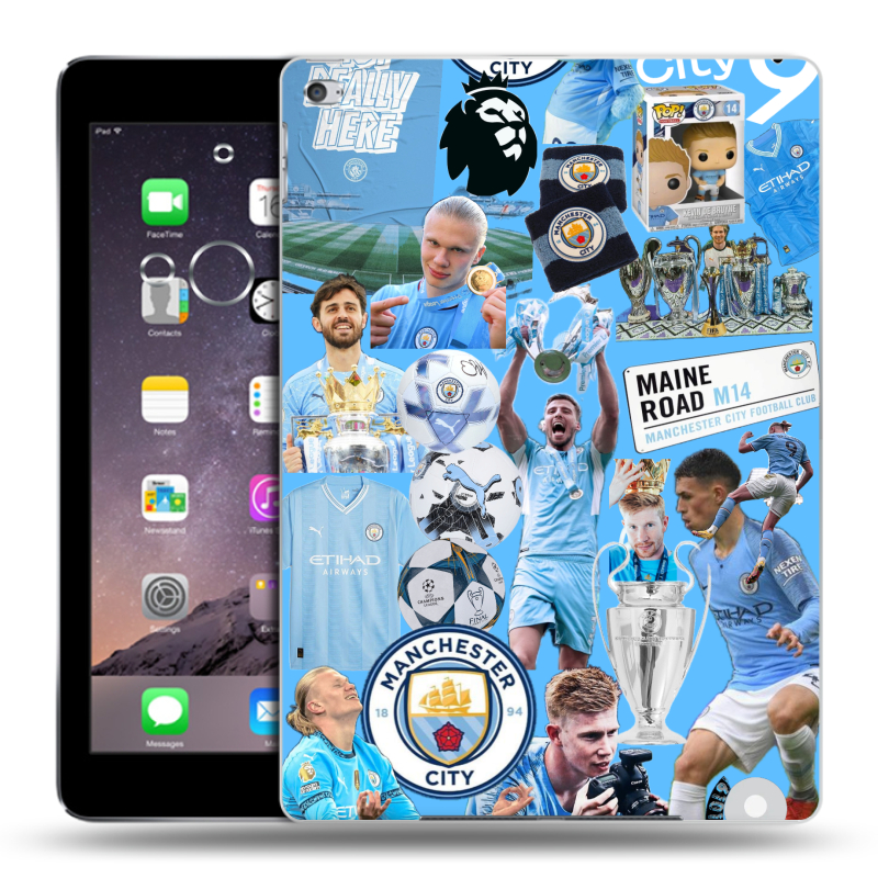 Пластиковый чехол на Ipad Air 2 с принтом Man City Манчестер Сити Пластиковый чехол на Ipad Air 2 с принтом Man City Манчестер Сити
