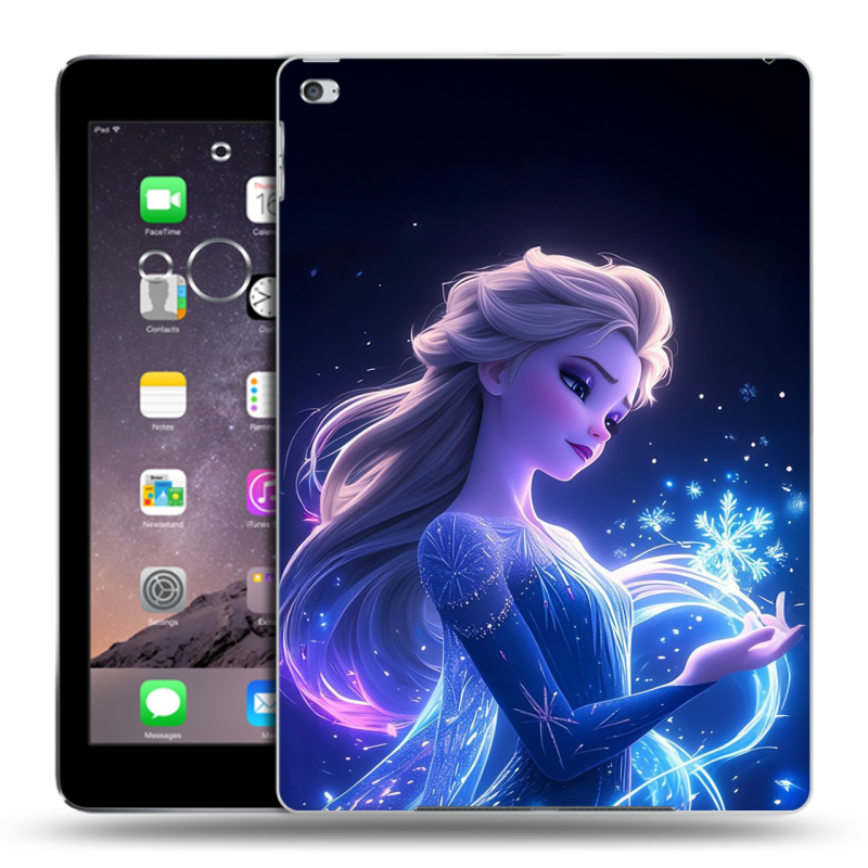 Пластиковый чехол на Ipad Air 2 с принтом Холодное сердце Frozen Пластиковый чехол на Ipad Air 2 с принтом Холодное сердце Frozen