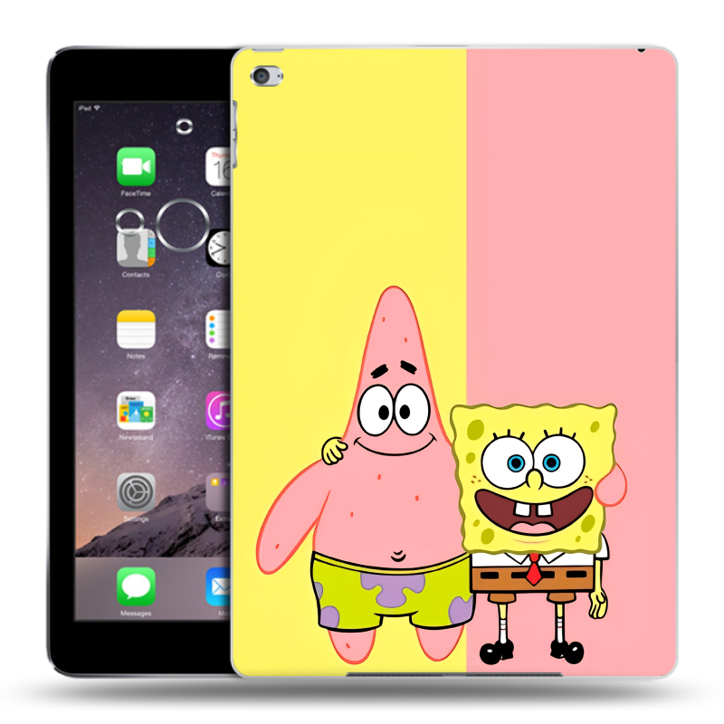 Силиконовый чехол на Ipad Air 2 с принтом Спанч боб Спанчбоб Силиконовый чехол на Ipad Air 2 с принтом Спанч боб Спанчбоб